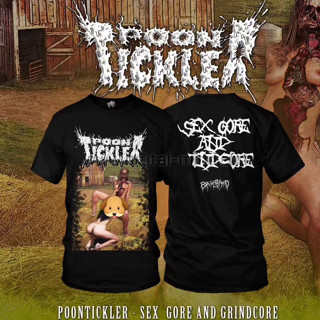 เสื้อยืด พิมพ์ลาย Poontickler Sex Gore And Grindcore สําหรับผู้ชาย