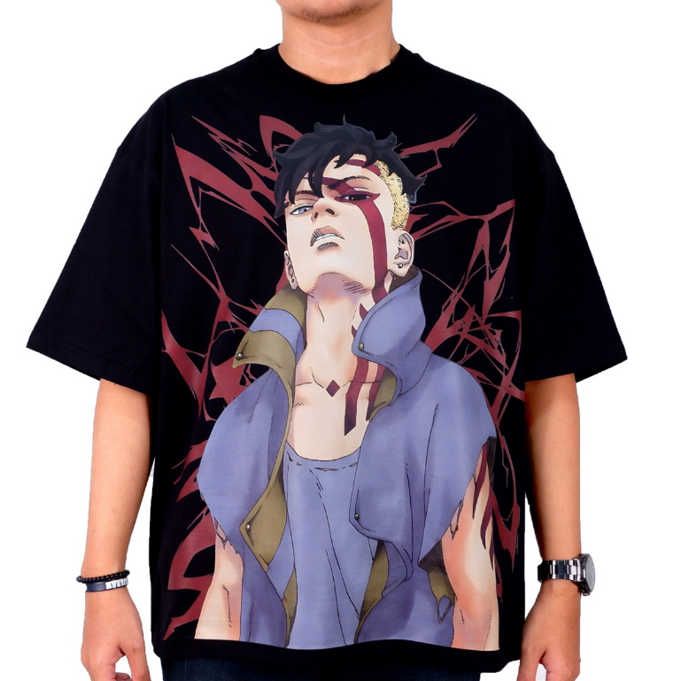 KAWAKI BORUTO ANIME MANGA OVERSIZE เสื้อยืด