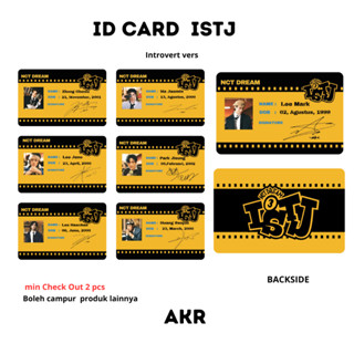 โมเดลรถถัง Nct DREAM FANMADE ID CARD ISTJINTOVERT VERS ALL หรือเลือกสมาชิกได้