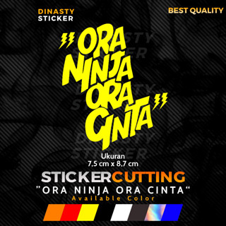 สติกเกอร์ CUTTING VIRAL ORA NINJA Or CINTA