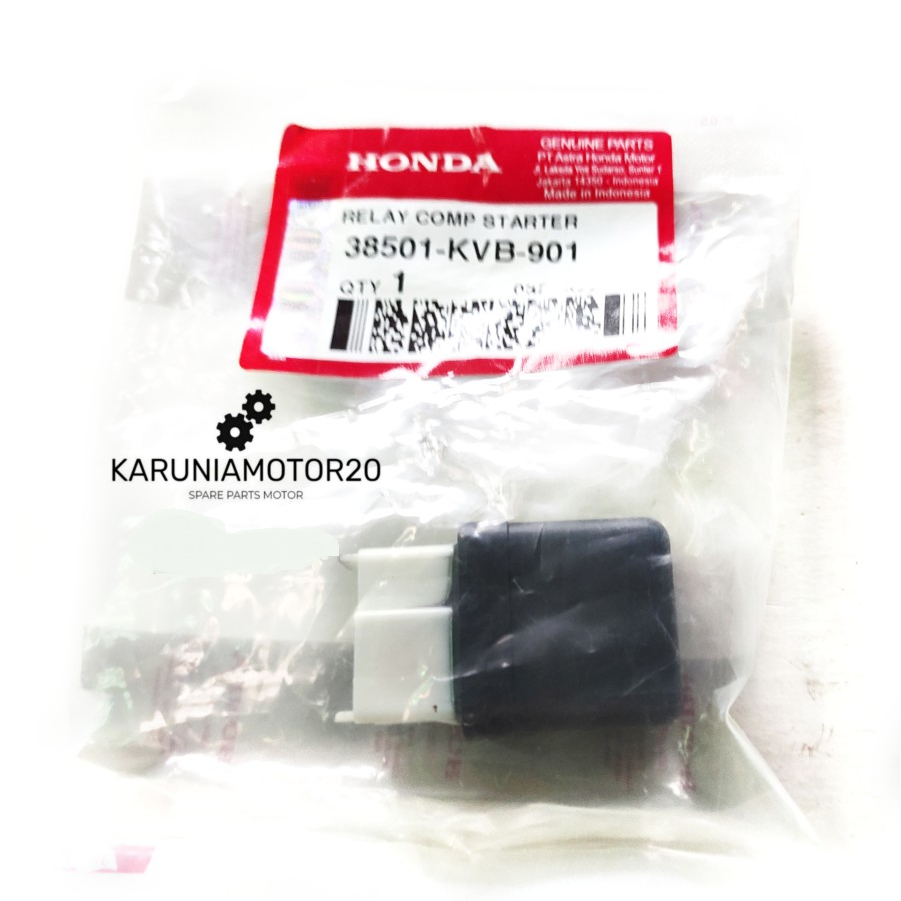 Original AMM 38501-KVB-901 รีเลย์สตาร์ทสําหรับ Vario/Beat/Scoopy/Revo/Blade/Supra X 125/Kirana/Karis