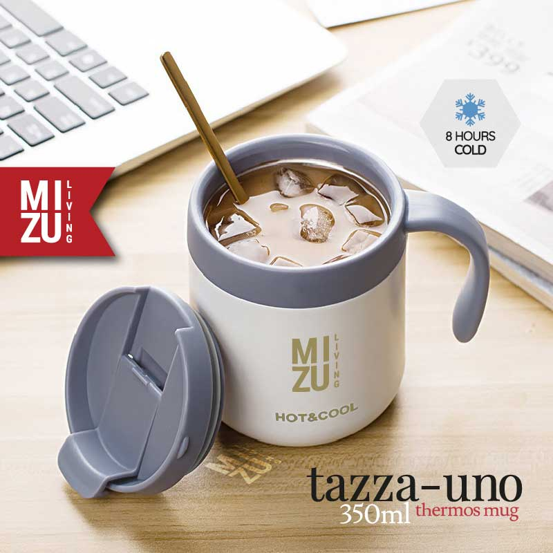 TERMOS MIZU TAZZA-UNO 350ml แก้วเก็บความร้อนเครื่องดื่มร้อนและเย็น 304 แก้วน้ําสแตนเลส ถ้วยเก็บความร