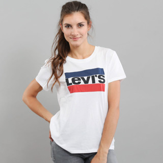 เสื้อยืด พิมพ์ลายกราฟฟิค Levis สําหรับผู้หญิง