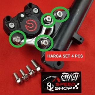 Probolt Caliper Bolt Package 2p/2piston Bracket Mio sporty 5tl &amp; Mio ใหม่ ชุดยิ้ม ราคา 4 ชิ้น