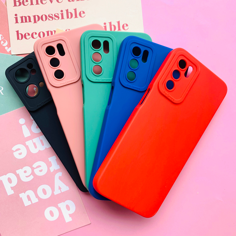 Oppo A16 - A54S Case Softcase MACARON CAMERA PROTECTION Case Casing Hp Oppo A16 - A54S