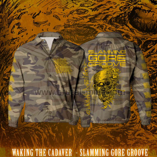 เสื้อกันลม WAKING THE CADAVER - ร่องแกนกระแทก