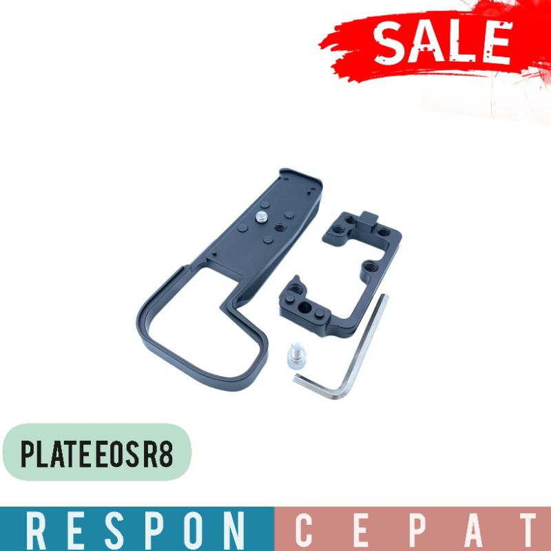 Quick Release QR L Plate Canon Eos R8 ที่จับกล้องแนวตั้งแนวนอน