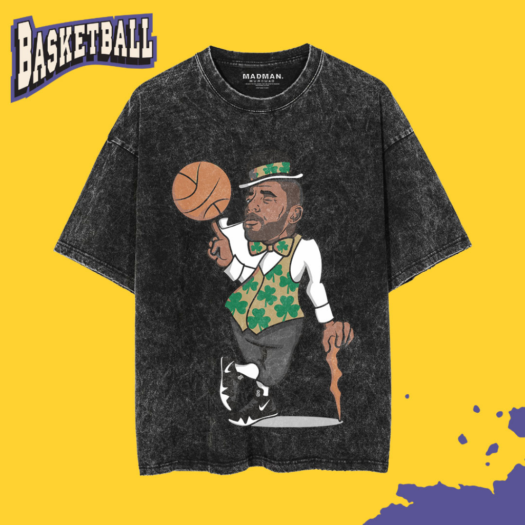 เสื้อยืด MADMAN Oversize Washed KYRIE IRVING | โว 12