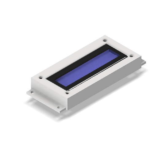 เคส LCD 16x2 LCD 1602 สีเงิน