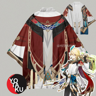 เสื้อคาร์ดิแกน ลายเกม Haori Genshin Impact Kaveh สไตล์ญี่ปุ่น สําหรับแต่งคอสเพลย์ YOTAKUSHOP