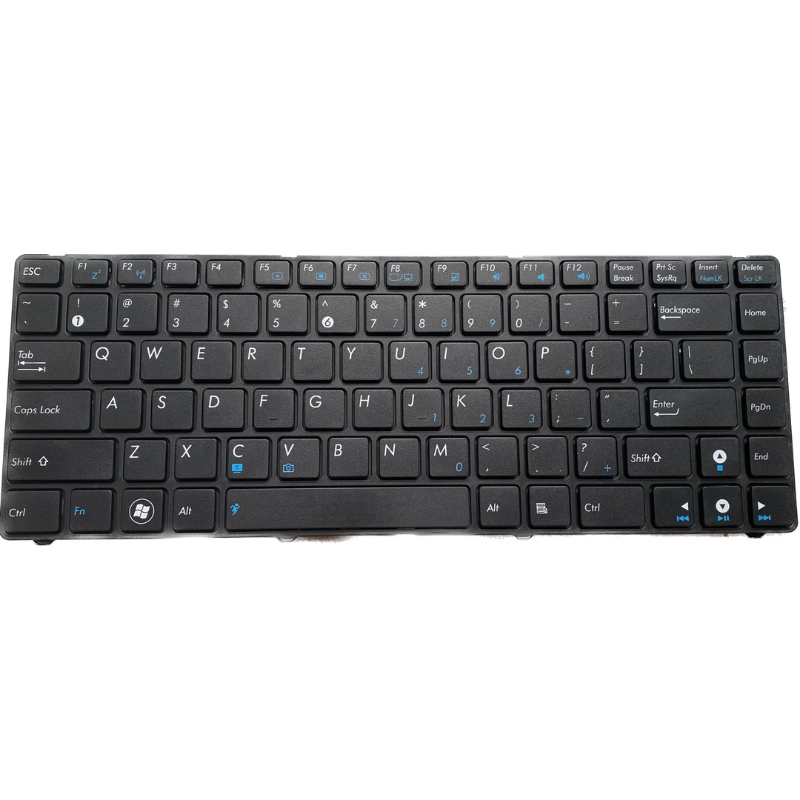 ASUS X45 X45A X45U X45VD X45C แป้นพิมพ์แล็ปท็อปกรอบสีดํา