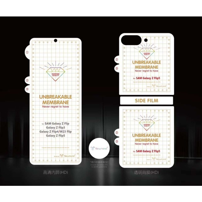 SAMSUNG GALAXY Z FLIP 5 5G Z FLIP 3 Z FLIP 4 Z FLIP 2 SCREEN PROTECTOR HYDROGEL ANTI SCRATCH HYDRO