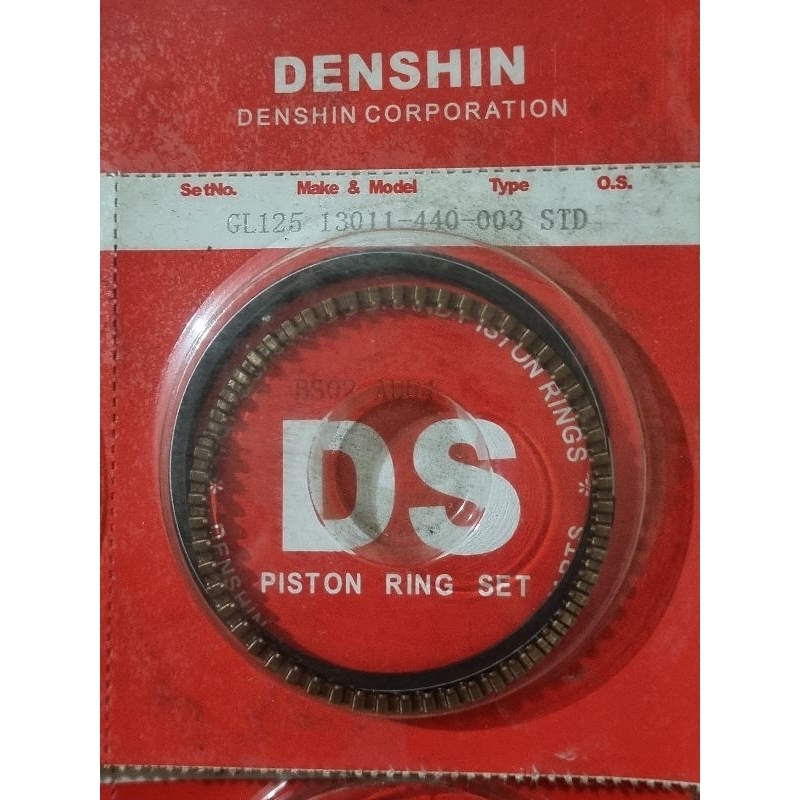 แหวนลูกสูบ / แหวนลูกสูบ Gl125K, Glk (440) Denshin Rare
