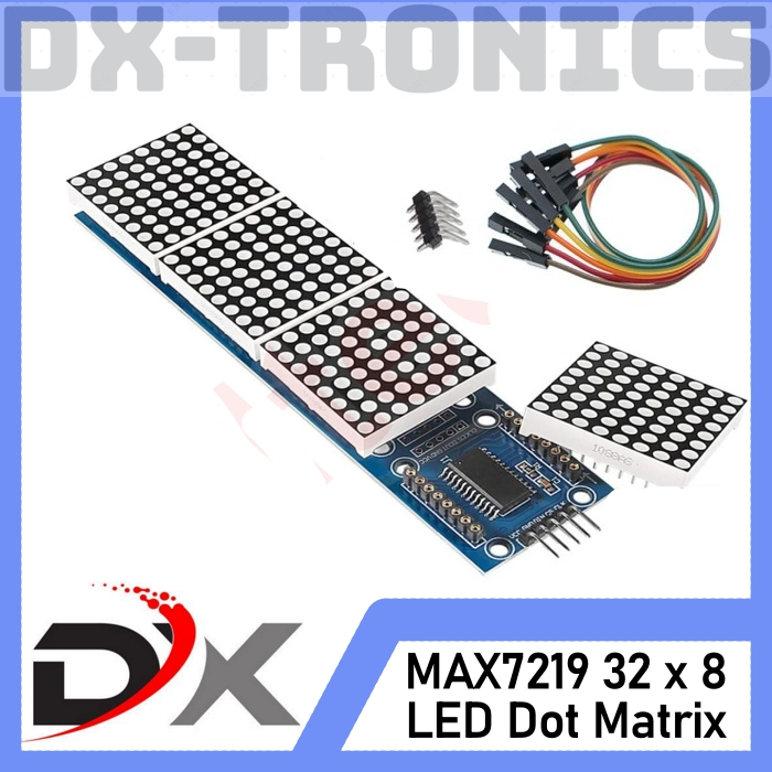 [UNIT PRICE] MAX7219 LED Dot Matrix Module MAX 7219 4-IN-1 32X8 ข้อความวิ่ง