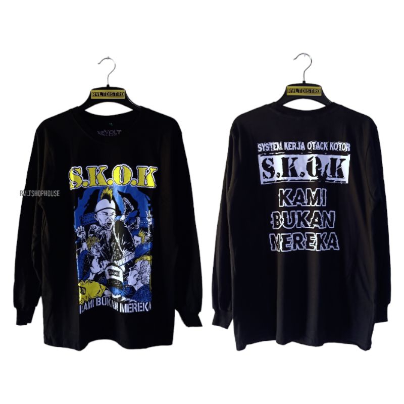 เสื้อยืด Punk Skok Band - ไม่ใช่แขนยาว - / แขนยาว Punk / เสื้อยืด Punk Distro เสื้อยืด