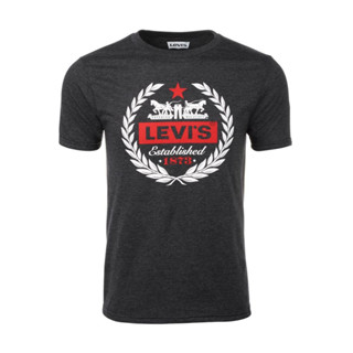 เสื้อยืด พิมพ์ลาย Levis Star สีแดง สําหรับผู้ชาย