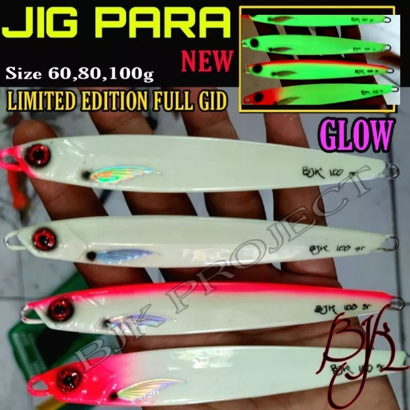 HIJAU METAL JIG PARA 100g โครงการ BJK เต็มรูปแบบ