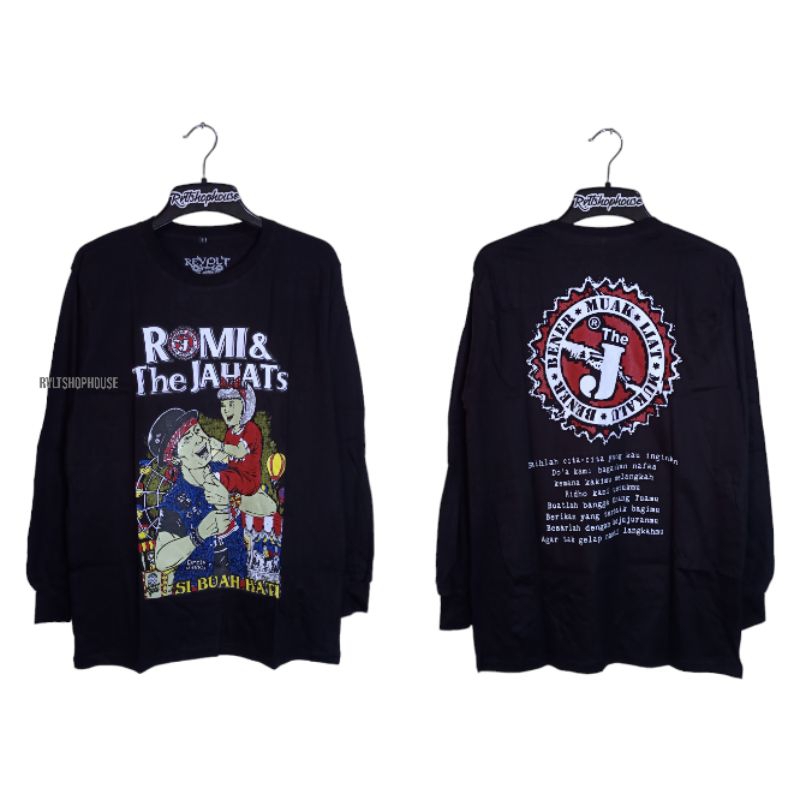 Romi & The Evil Punk Band เสื้อยืดแขนยาว / Punk Longsleeve Band / เสื้อยืด Punk Distro เสื้อยืด
