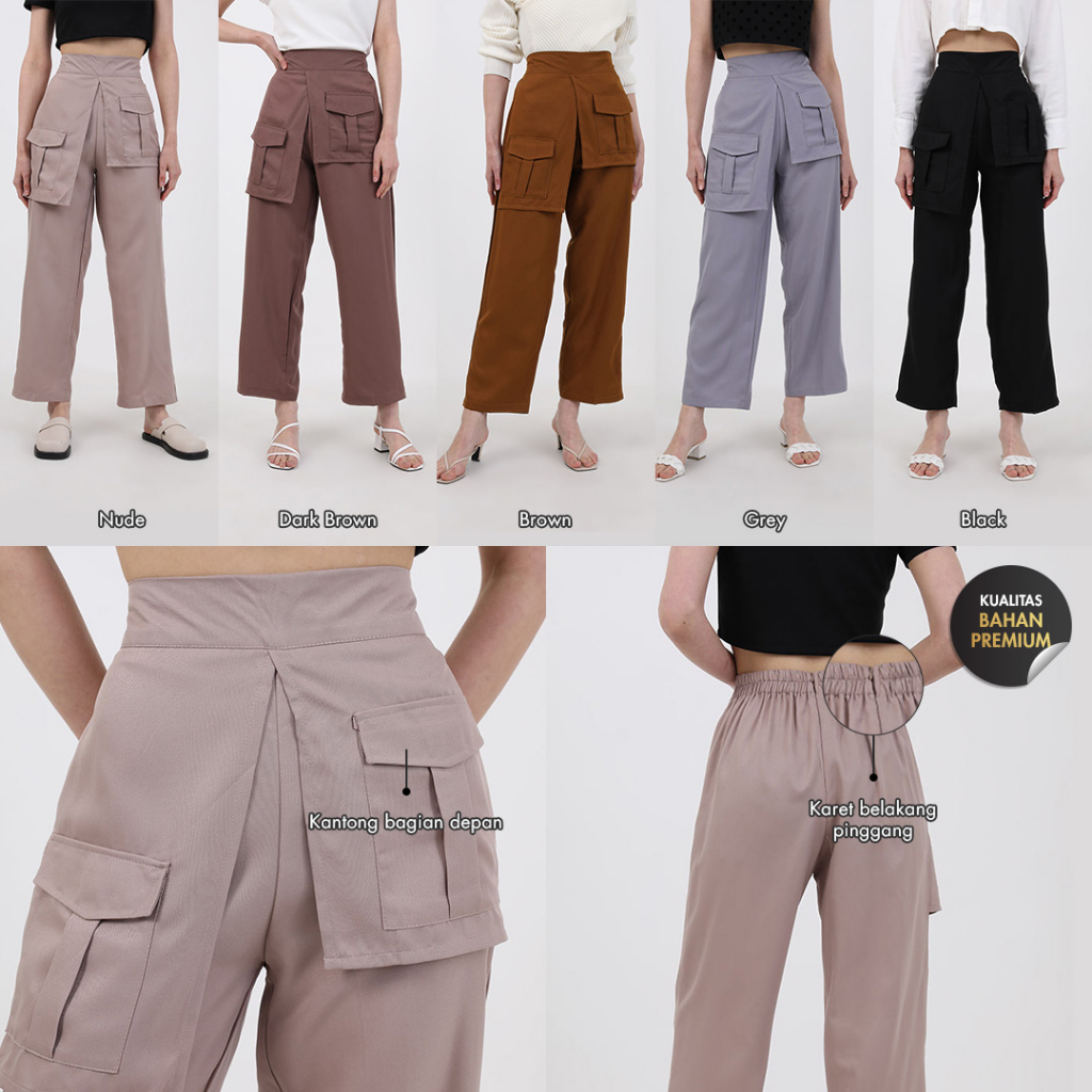 Berrybenka - Sofia Reva Layer Pants