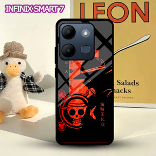 [CS03] Softcase เคสมันวาว INFINIX SMART 7| ขอ TYPE HP |เคสร่วมสมัย คุณภาพดี | Xing ทุกร้าน| เคสมันวาว กระจกเงา เอฟเฟค LUFFY MOTIF