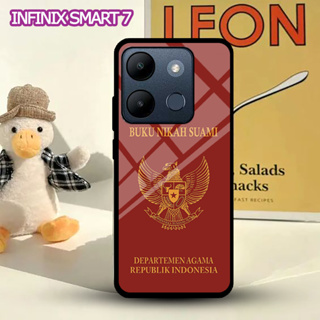 [CS22] Softcase เคสมันวาว INFINIX SMART 7| ขอ TYPE HP |เคสร่วมสมัย คุณภาพดี | Xing ทุกร้าน| Motif เคสกระจกมันวาว สําหรับใส่หนังสือแต่งงาน