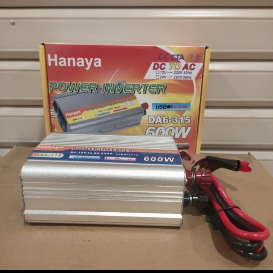 Hanaya 600watt DA6-315 DC เป็น AC Power Inverter