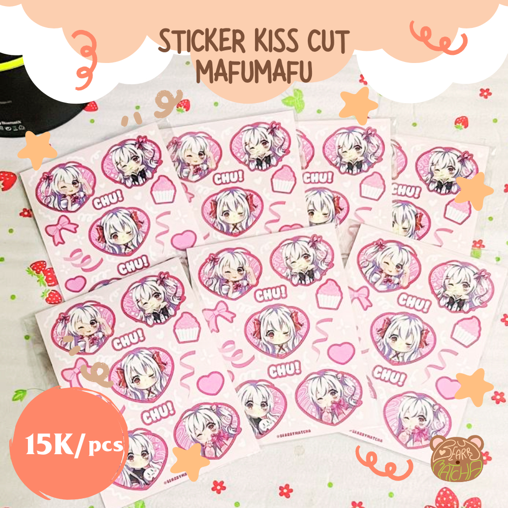 Mafumafu Sticker Kiss Cut