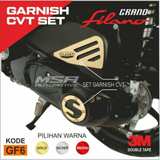 Garnis Garnish CVT ชุดกรอง Yamaha Filano, Garnis และ CVT grand Filano