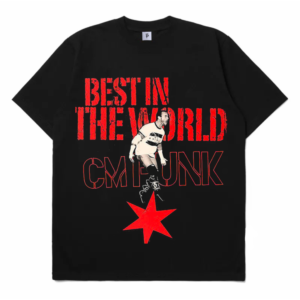 เสื้อยืด Wwe - CM PUNK ดีที่สุดในโลก