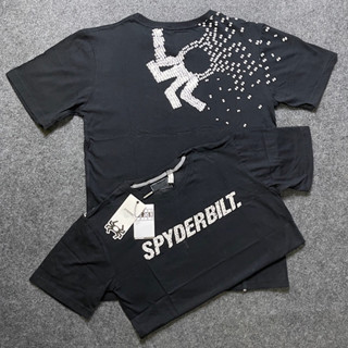 เสื้อยืด ลาย SPYDERBILT SURFING นําเข้า 1:1 สีดํา สําหรับผู้ชาย