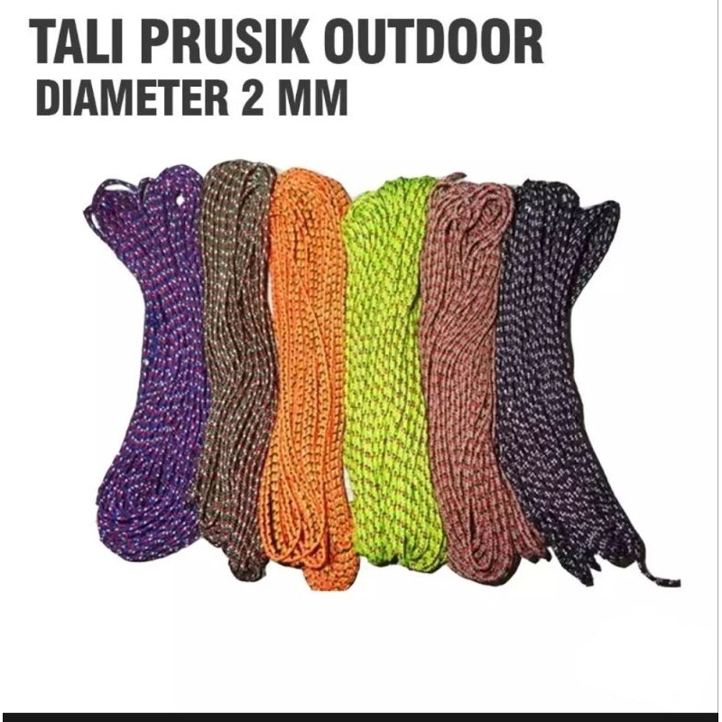 TENDA Perusik Rope Paracord Rope 2-3 mm ต่อ 10 เมตร - Outdoor Rope Tent Rope Flysheet Rope
