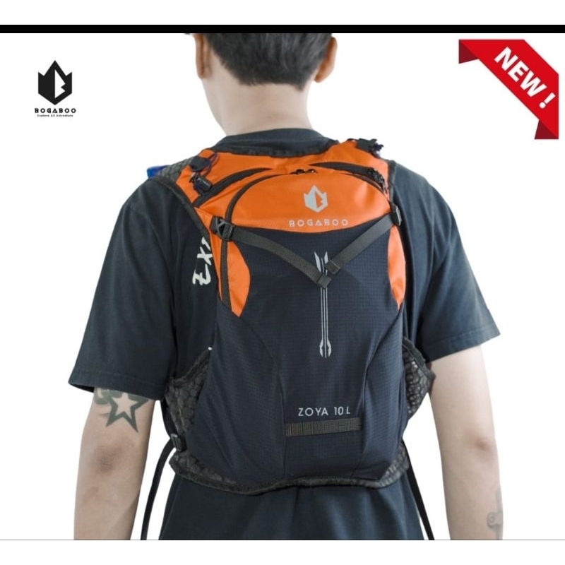 Bogaboo Zoya 10 ลิตร Hydropack Backpack - กระเป๋าวิ่ง, กระเป๋าจักรยาน, กระเป๋า Waterblader สําหรับผู้ชายและผู้หญิง