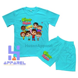 เสื้อยืด พิมพ์ลายการ์ตูน Omar And HANA สําหรับเด็ก