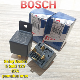 Reley RILEY RELAY BOSCH เบรกเกอร์เชื่อมต่อ 5 ฟุต 12V 87A สําหรับไฟหน้า ไฟตัดหมอก แตร