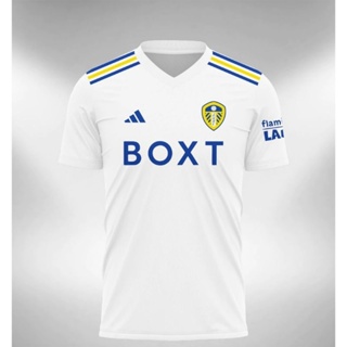 เสื้อกีฬาแขนสั้น ลายทีม Jersey Leeds Home GK 2023-2024