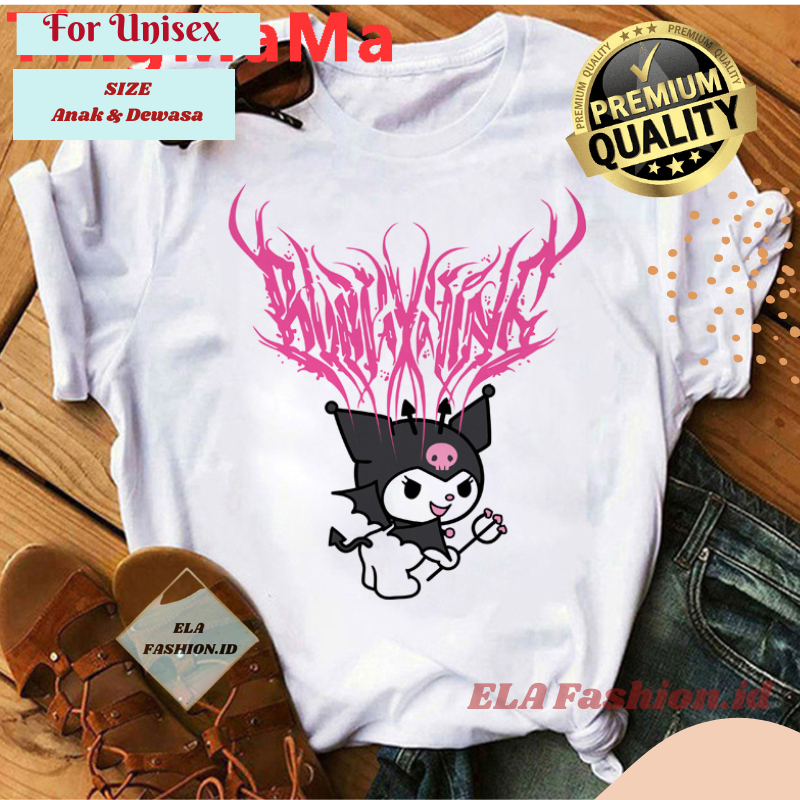 เสื้อยืดตัวละคร Sanrio Kuromi Manga