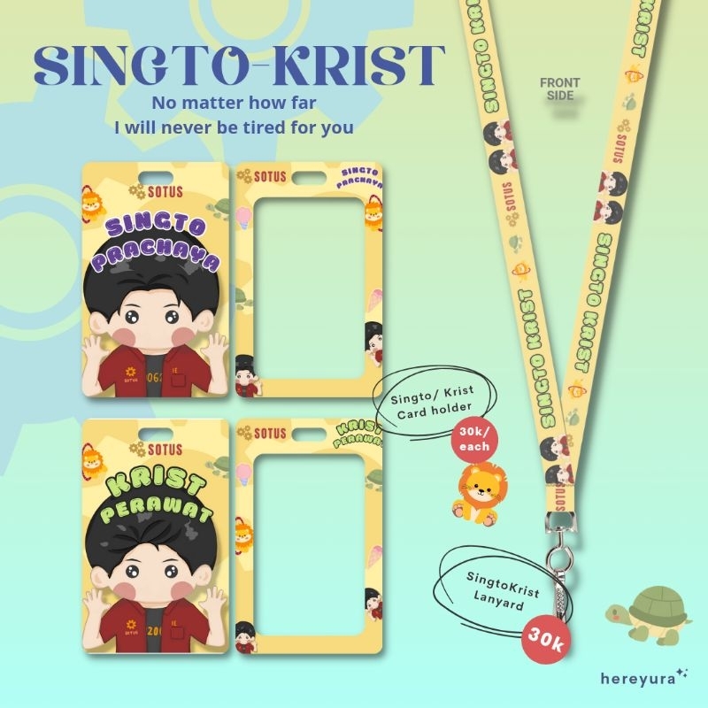 Singtokrist Card Holder & Lanyard ฟรี Photocard Singkit Kristsingto Sotus