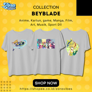 เสื้อยืด พิมพ์ลาย Beyblade Burst สําหรับเด็ก