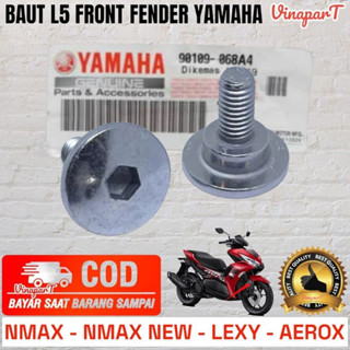 บังโคลนหน้ารถจักรยานยนต์ L 5 คีย์ สําหรับ Yamaha nmax aerox 155 lexi 125