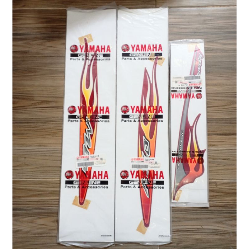 Merah 2006 Mio Striping ตัวถังหลัง YGP แท้ สีแดง