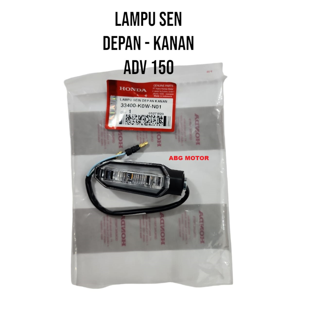 ด้านหน้าขวา TURN SIGNAL LIGHT ADV 150 ของแท้ 33400-K0W-N01