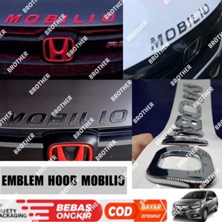 Mobilio โลโก้สัญลักษณ์โครเมี่ยม สีดํา สีแดง สําหรับรถยนต์