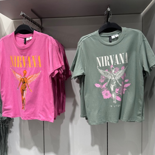 H&M Oversize Nirvana Original Store เสื้อยืด