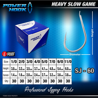 ตะขอไฟฟ้า Sj60 ตะขอแบน ตะขอช่วยจิ๊กกิ้งช้า 1 กล่อง มี 30 ชิ้น