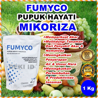 Pupuk Mikoriza Fumyco 1 Kg Agen Hayati Jamur Organik Mycoriza Penguat Akar Penyubur Tanaman