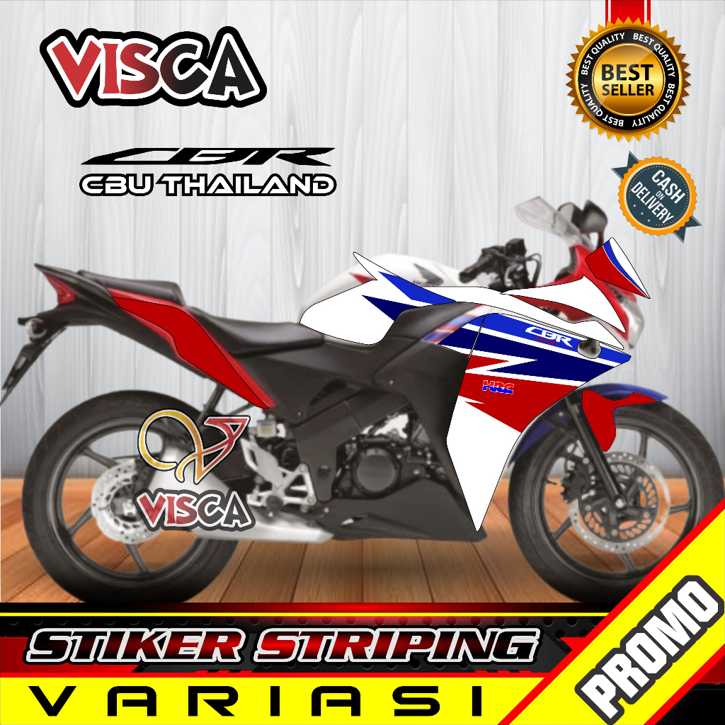 Cbr 150r CBU THAILAND Striping Sticker HRC2 Variation