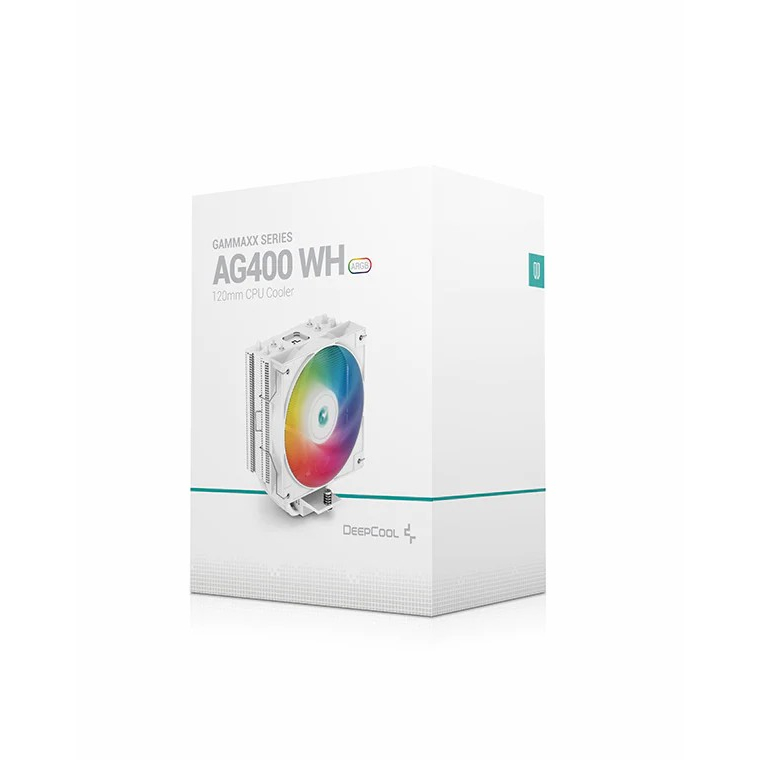 DEEPCOOL AG400 สีขาว ARGB CPU COOLER
