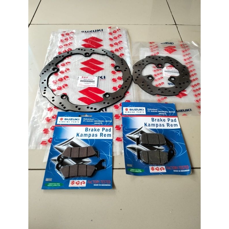 ดิสก์เบรกหน้าและหลัง+ดิสก์เบรกหน้าและหลังสําหรับ gsxr 150 gsx 150