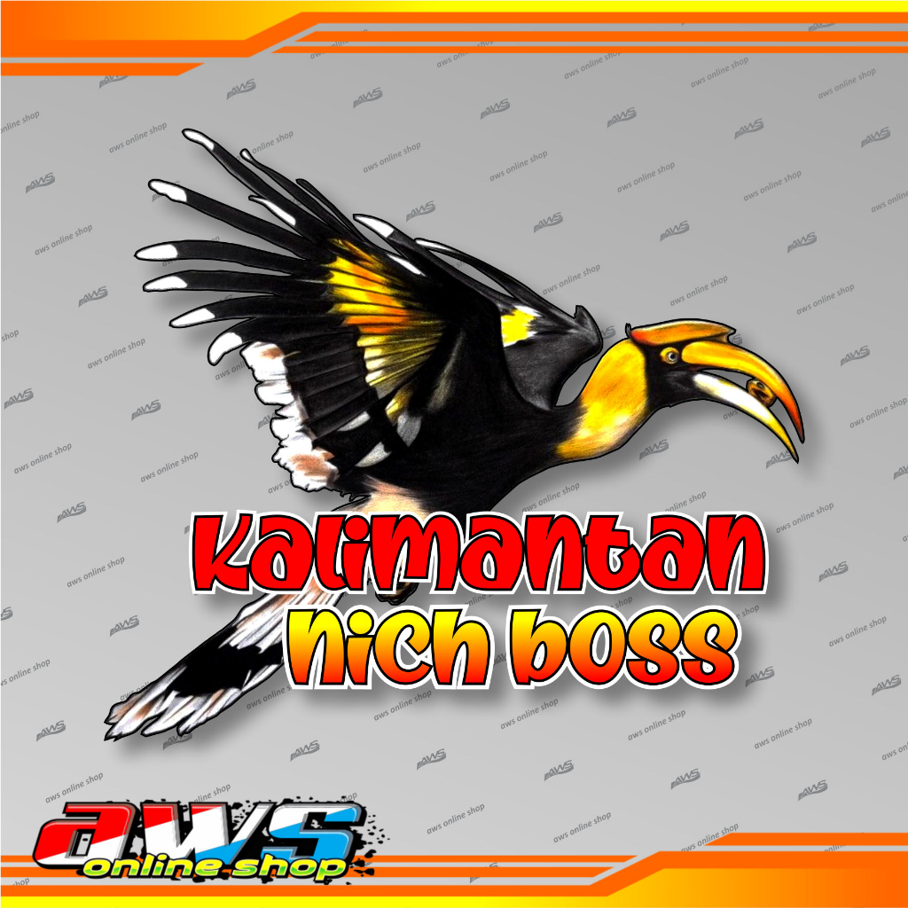 Kalimantan nich boss Sticker