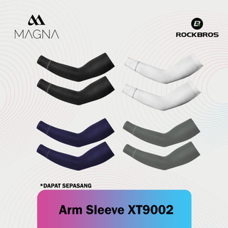 Manset Arm Sleeve ROCKBROS XT9002 Manset Tangan Olahraga Pelindung Sarung Lengan Panjang Anti UV Menset Armsleeve Mangset Sport Olahraga Sepeda Gowes Fitness Lari Pria Wanita